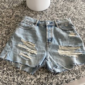 PACSUN high rise icon short denim jean shorts